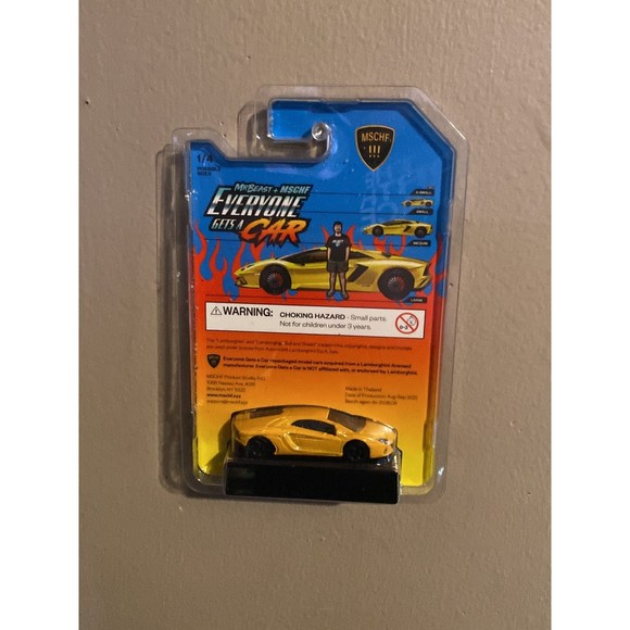 Mr. Beast x MSCHF "Everyone Gets A Car" - X-Small Car Lamborghini - New - Picture 2 of 2